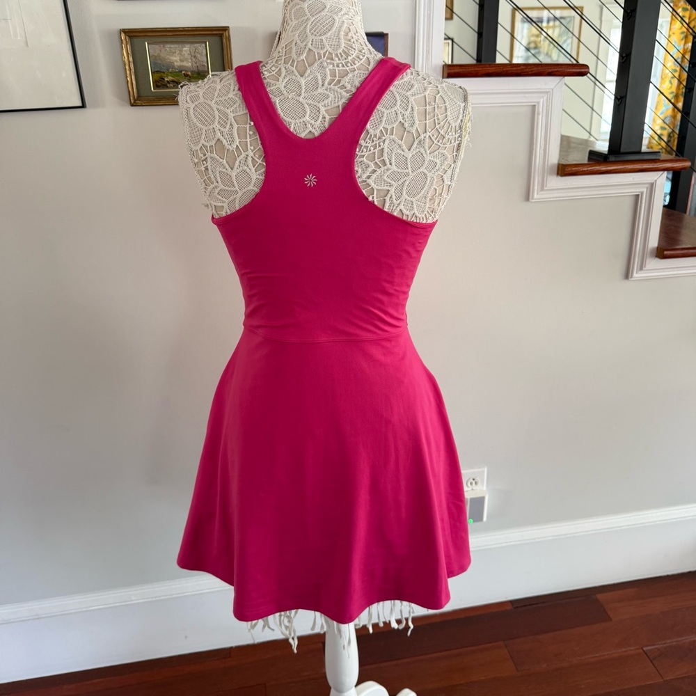ATHLETA Conscious Dress Pink Racer Back - Picture 3 of 5